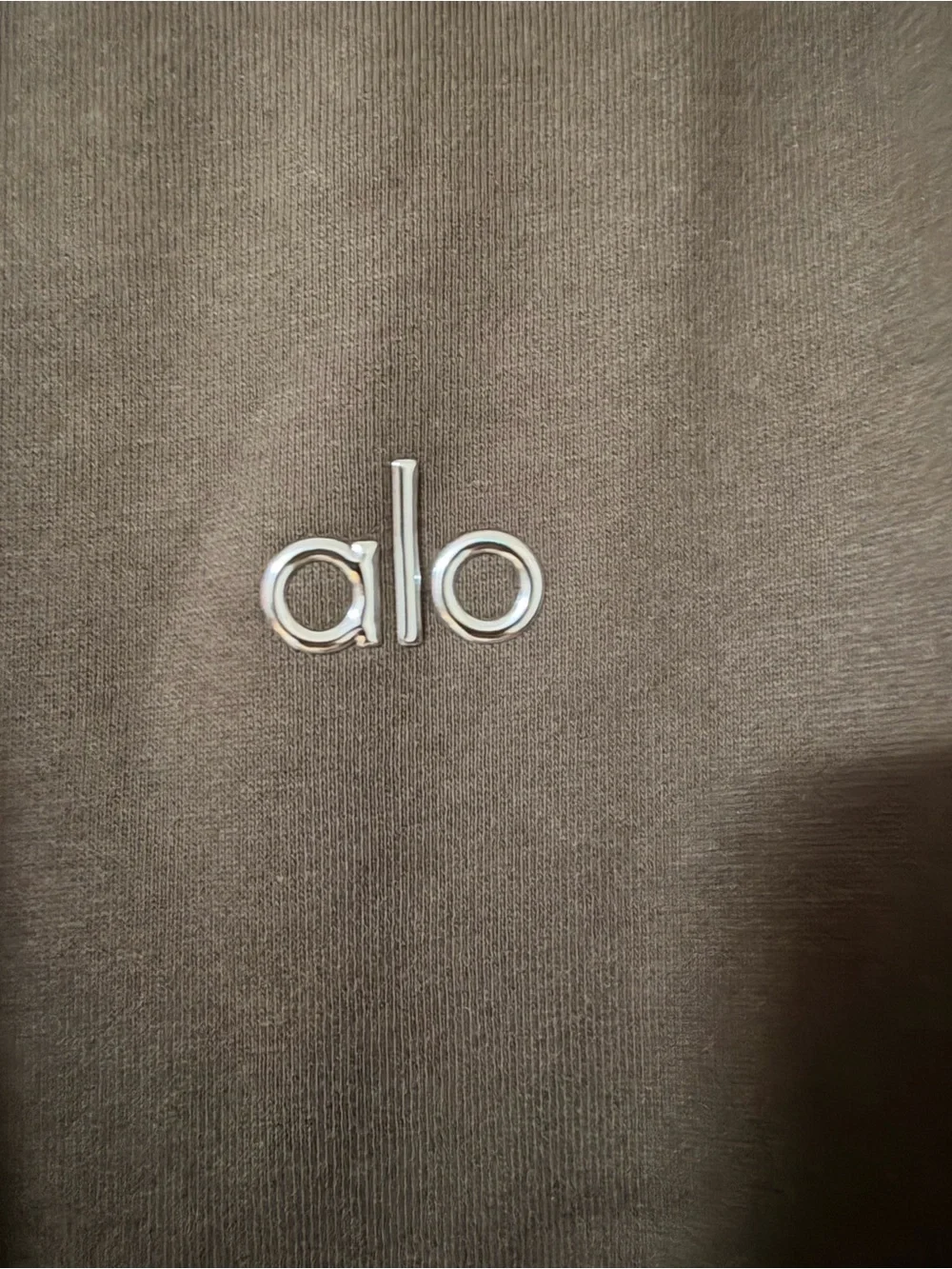 ALO Yoga Men's Chocolate Brown Crewneck Hoodie